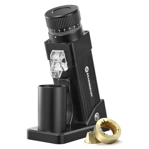 STARSEEKER E55 Pro electric coffee grinder in black