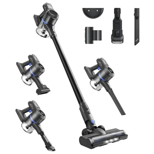 Dreame J30-W cordless vacuum with LED headlights