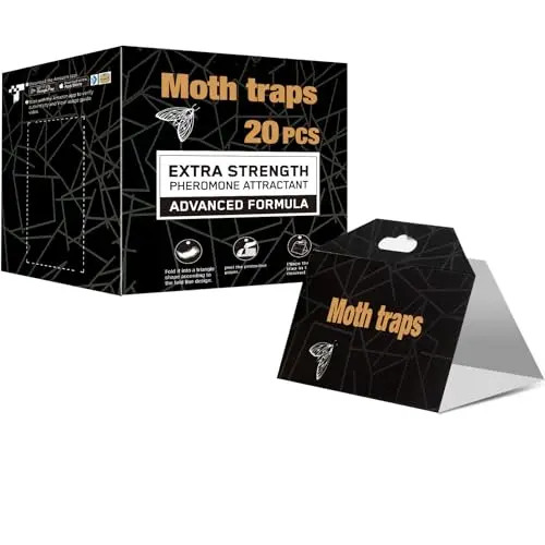 PIMAG double potent moth traps for both pantry and clothing moths