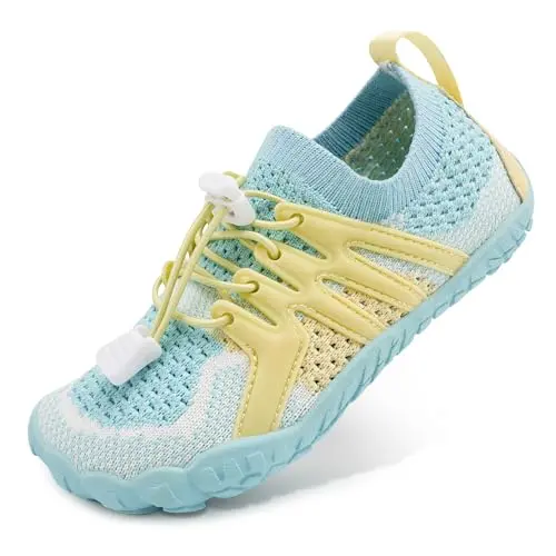 Stelle Water Shoes with adjustable elastic laces in Seafoam Pop color