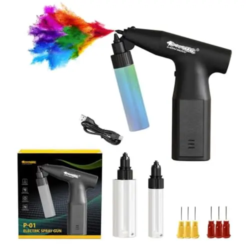 Lionbow black cordless electric airbrush spray gun for detail work.