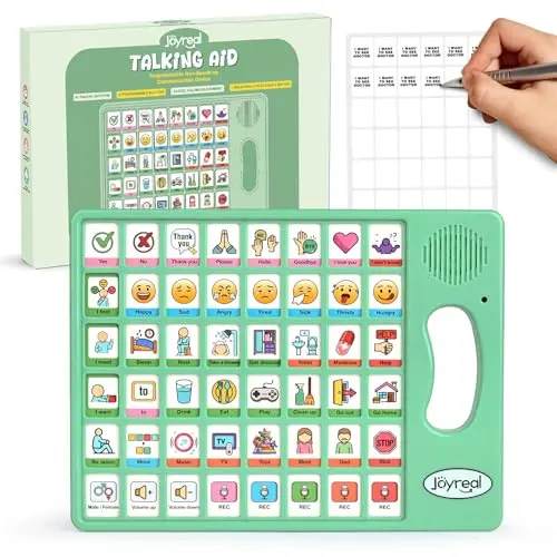 Joyreal AAC talker device with programmable buttons for autism