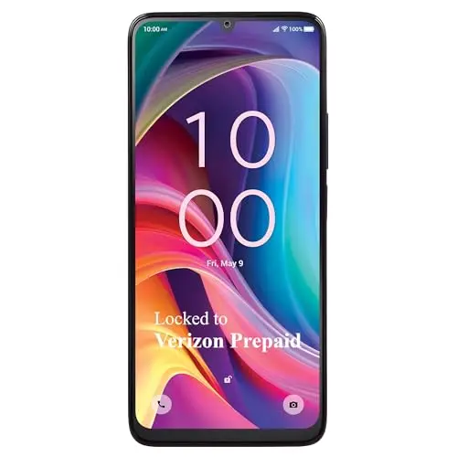 Verizon Prepaid Alcatel T513 5G smartphone in Space Gray