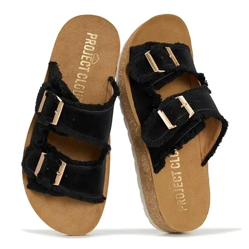 Project Cloud LIGHT women's sandals with breathable upper and buckle detail
