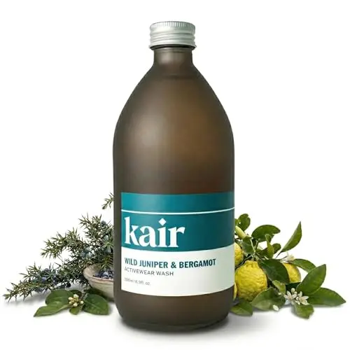 Kair Activewear Wash bottle for gym clothes with wild juniper and bergamot scent